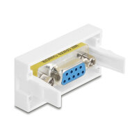 Easy 45 Modul Sub-D 9 Buchse zu Buchse 22,5 x 45 mm