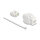 Keystone Modul RJ45 Buchse zu LSA Cat.6A UTP 180° werkzeugfrei