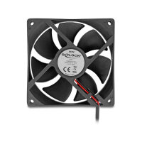 Axiallüfter 5 V DC, 92 x 92 x 25 mm schwarz