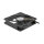 Axiallüfter 24 V DC, 120 x 120 x 25 mm schwarz