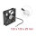 Axiallüfter 24 V DC, 120 x 120 x 25 mm schwarz