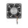 Axiallüfter 24 V DC, 60 x 60 x 25 mm schwarz