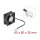 Axiallüfter 24 V DC, 60 x 60 x 25 mm schwarz