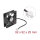 Axiallüfter 24 V DC, 92 x 92 x 25 mm schwarz