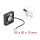 Axiallüfter 12 V DC, 50 x 50 x 10 mm schwarz