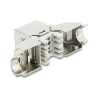 Keystone Modul RJ45 Buchse zu LSA Cat.6A werkzeugfrei...