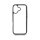 Schutzhülle für iPhone 17 transparent-schwarz