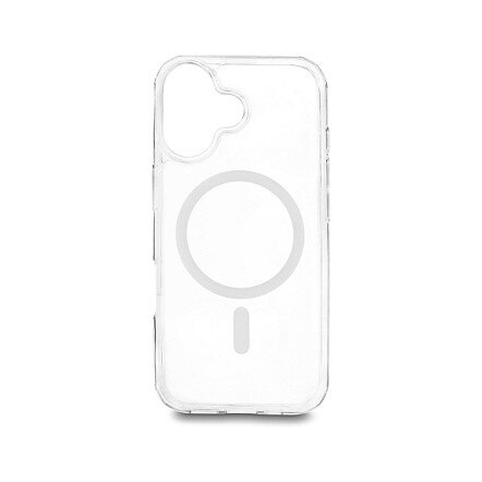 Schutzhülle für iPhone 17 kompatibel mit MagSafe transparent-weiß