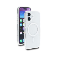 Schutzhülle für iPhone 17 kompatibel mit MagSafe transparent-weiß