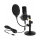 Delock Professionelles USB Kondensator Mikrofon Set für Podcasting und Gaming