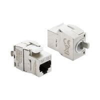 Keystone Modul RJ45 Buchse zu LSA Cat.6A werkzeugfrei...