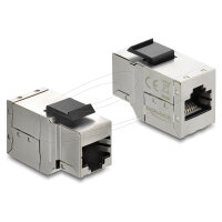 Keystone Modul Kupplung RJ45 Buchse zu RJ45 Buchse Cat.6A...