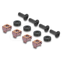 19? 2 HE Rackblende für 4 Lüfter 80 x 80 mm...