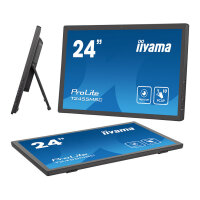 60,5cm/24 (1920x1080) iiyama ProLite T2455MSC-B1 16:9 FHD IPS Touch 5ms HDMI DP USB Speaker Black