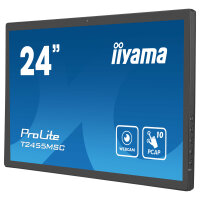 60,5cm/24 (1920x1080) iiyama ProLite T2455MSC-B1 16:9 FHD IPS Touch 5ms HDMI DP USB Speaker Black