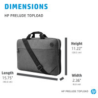 HP Prelude Top Load bis 39,6cm 15.6" Notebooktasche Grau