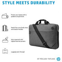 HP Prelude Top Load bis 39,6cm 15.6" Notebooktasche Grau
