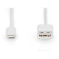 DIGITUS USB Kabel 2.0 A St. -> Lightning St., MFI 2M...