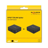 S/PDIF TOSLINK Splitter 1 In 3 Out mit USB Stromversorgung