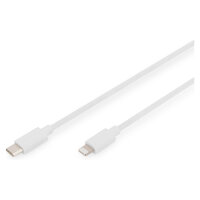 DIGITUS USB Kabel USB-C St. -> Lightning St., MFI 2M weiß
