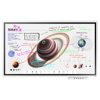 138,68cm/55 (3840x2160) Samsung Flip Pro WM55B 16:9 LCD HDMI DP USB-C 2channel Speaker 4K UHD MultiTouch White Gray