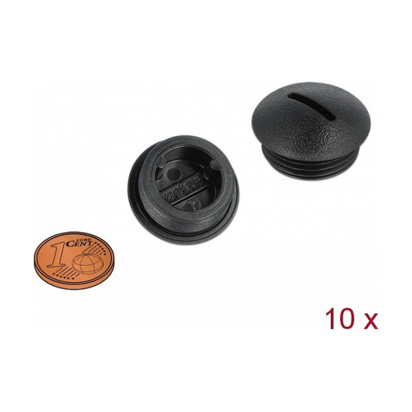 Verschlussstopfen M20 x 1,5 schwarz 10 Stück