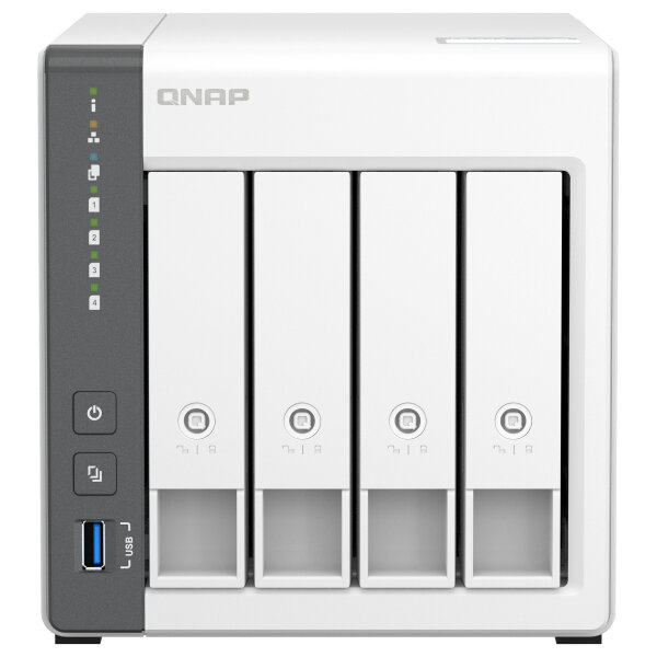 QNAP TS-433 NAS-Server 4Schächte ARM A55 2GHz SATA 6Gb/s