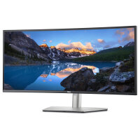 86,7cm/34,14 (3440x1440) Dell U3423WE Curved 21:9 5ms 60Hz IPS HDMI DisplayPort USB-C VESA Pivot WQHD Speaker Platinum Silver