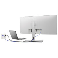 86,7cm/34,14 (3440x1440) Dell U3423WE Curved 21:9 5ms 60Hz IPS HDMI DisplayPort USB-C VESA Pivot WQHD Speaker Platinum Silver