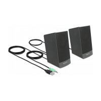 Stereo 2.0 PC Lautsprecher mit 3,5 mm Klinkenstecker und...