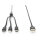 DIGITUS LAK 3in1 USBA+Lightning+MicroUSB->USBC 1m schwarz