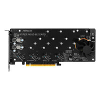 ASRock Hyper Quad M.2 Card PCIe Gen4 x16 für 4x SSD