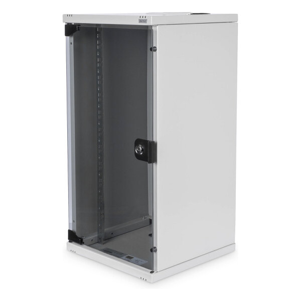 DIGITUS Wandgehäuse 254 mm (10") - 312x300 mm (BxT) 12U grau