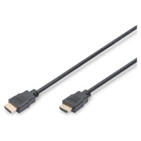 DIGITUS HDMI Anschlusskabel High Speed mit Ethernet 2m schw.