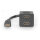 DIGITUS HDMI Y-Verteilerkabel, 0,2m, gold-schwarz