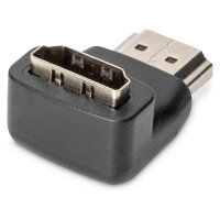 DIGITUS HDMI Adapter, 90° gewinkelt, schwarz-gold