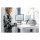 Schreibtisch elektrisch höhenverstellbar mit Schublade und USB-Ladestation 1200x600x120mm 50KG DIGITUS White
