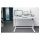 Schreibtisch elektrisch höhenverstellbar mit Schublade und USB-Ladestation 1200x600x120mm 50KG DIGITUS White