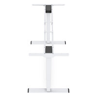 DIGITUS Elektrisch höhenverstellbares Tischgestell, Dual-Motor, 3-Stufen, Weiß