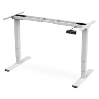DIGITUS Elektrisch höhenverstellbares Tischgestell, Dual-Motor, 3-Stufen, Weiß