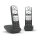 GIGASET A690A DUO mit Anrufbeantworter - schwarz/silber