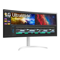 96,5cm/38" (3840x1600) LG UltraWide 38BQ85C-W 21:9 UWQHD IPS Curved 5ms 75Hz HDMI DP USB-C Speaker White