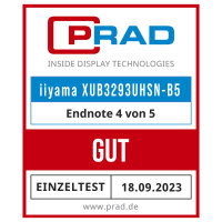 81,3cm/32 (3840x2160) iiyama LCD Business XUB3293UHSN-B5 IPS 4ms HDMI DisplayPort USB-C UHD Black
