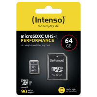 CARD 64GB Intenso 3424490 Micro - UHS-I
