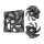 120mm Thermaltake GT12 PC Cooling Fan TT Premium Edition Black - 1 Pack