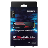 M.2 2TB Samsung 990 PRO Heatsink NVMe PCIe 4.0 x 4 retail