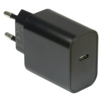 Charger USB-C 20W Black Inter-Tech PD-2020