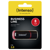 STICK Intenso 8GB USB2.0 - 8 GB - USB Typ-A - 2.0 - 28...