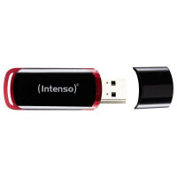 STICK Intenso 8GB USB2.0 - 8 GB - USB Typ-A - 2.0 - 28 MB/s - Kappe - Schwarz - Rot