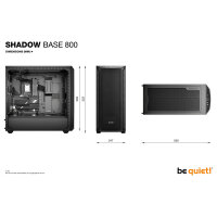 Midi be quiet! SHADOW BASE 800 Black